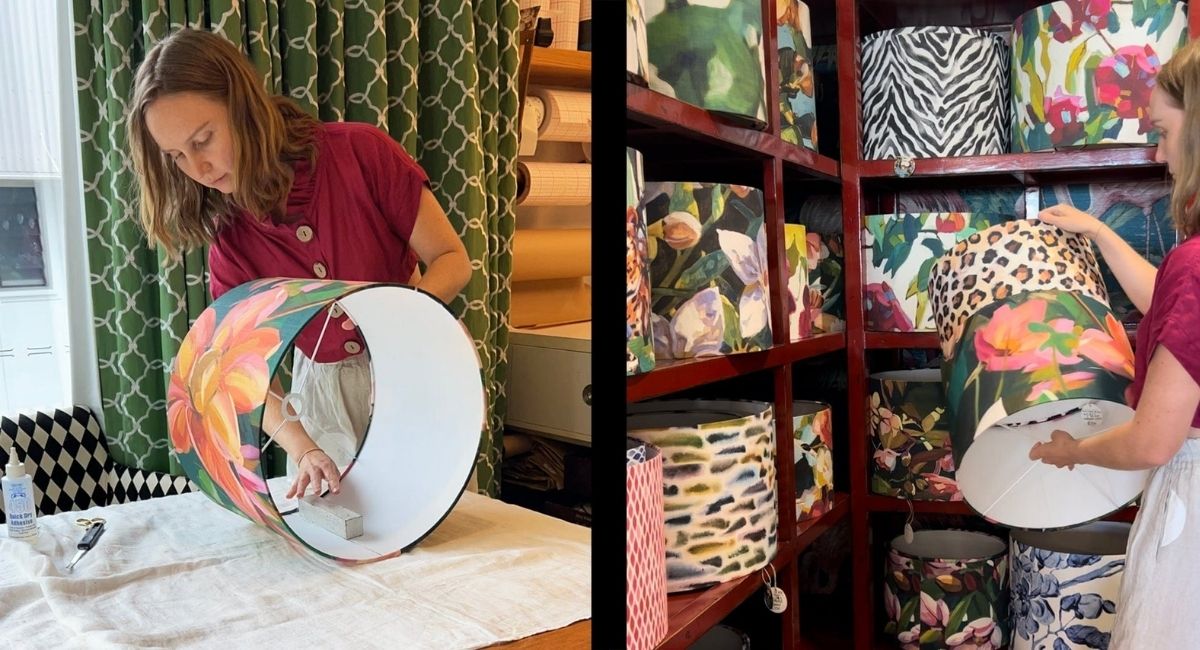 Making of Designer Lamp Shades