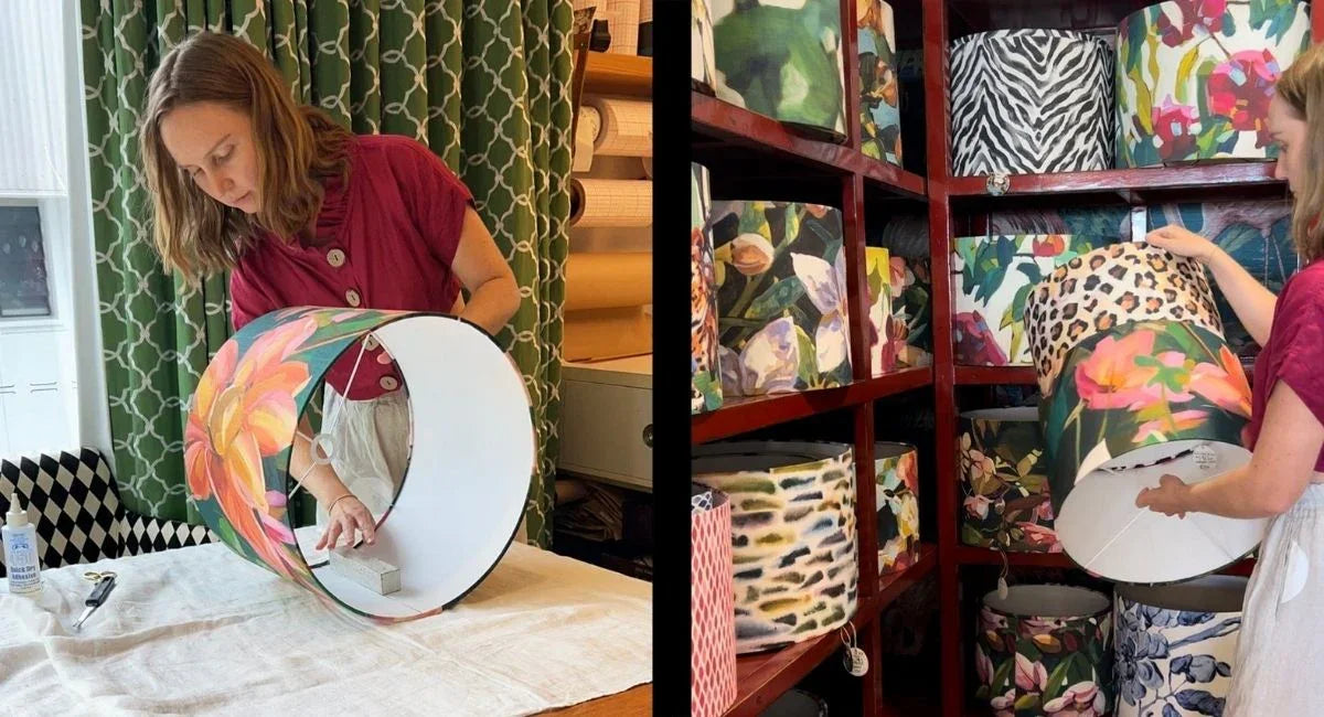 Making of Designer Lamp Shades