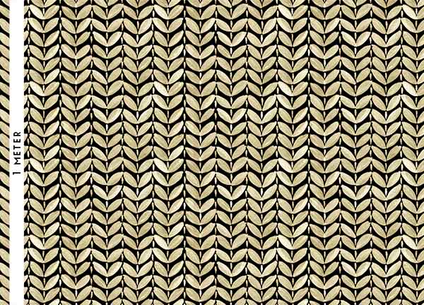 Leaf Fabric – Geometric Pattern Linen | Bowerbird Collections