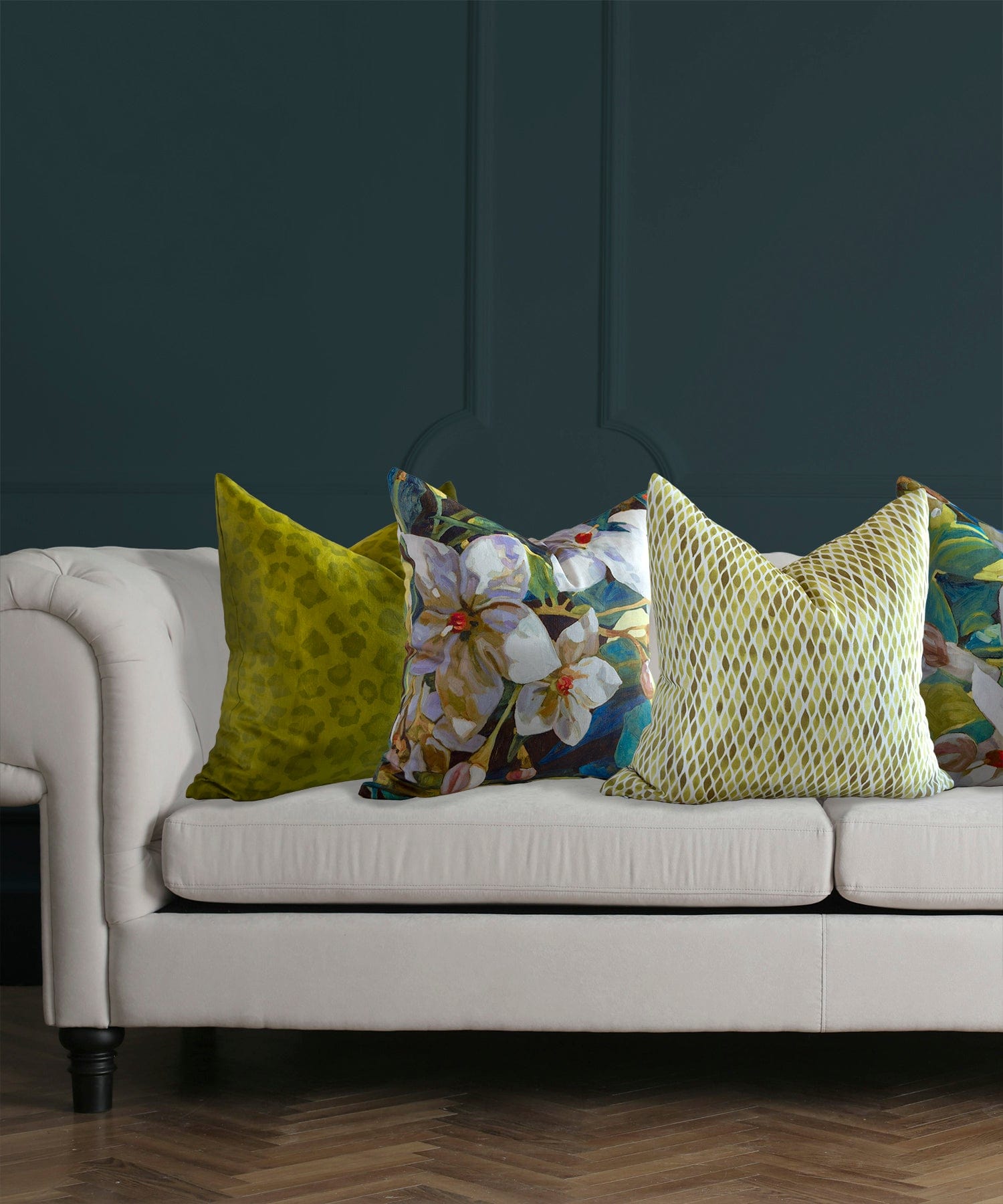 Amira Gold Cushion Cover Bowerbird Collections