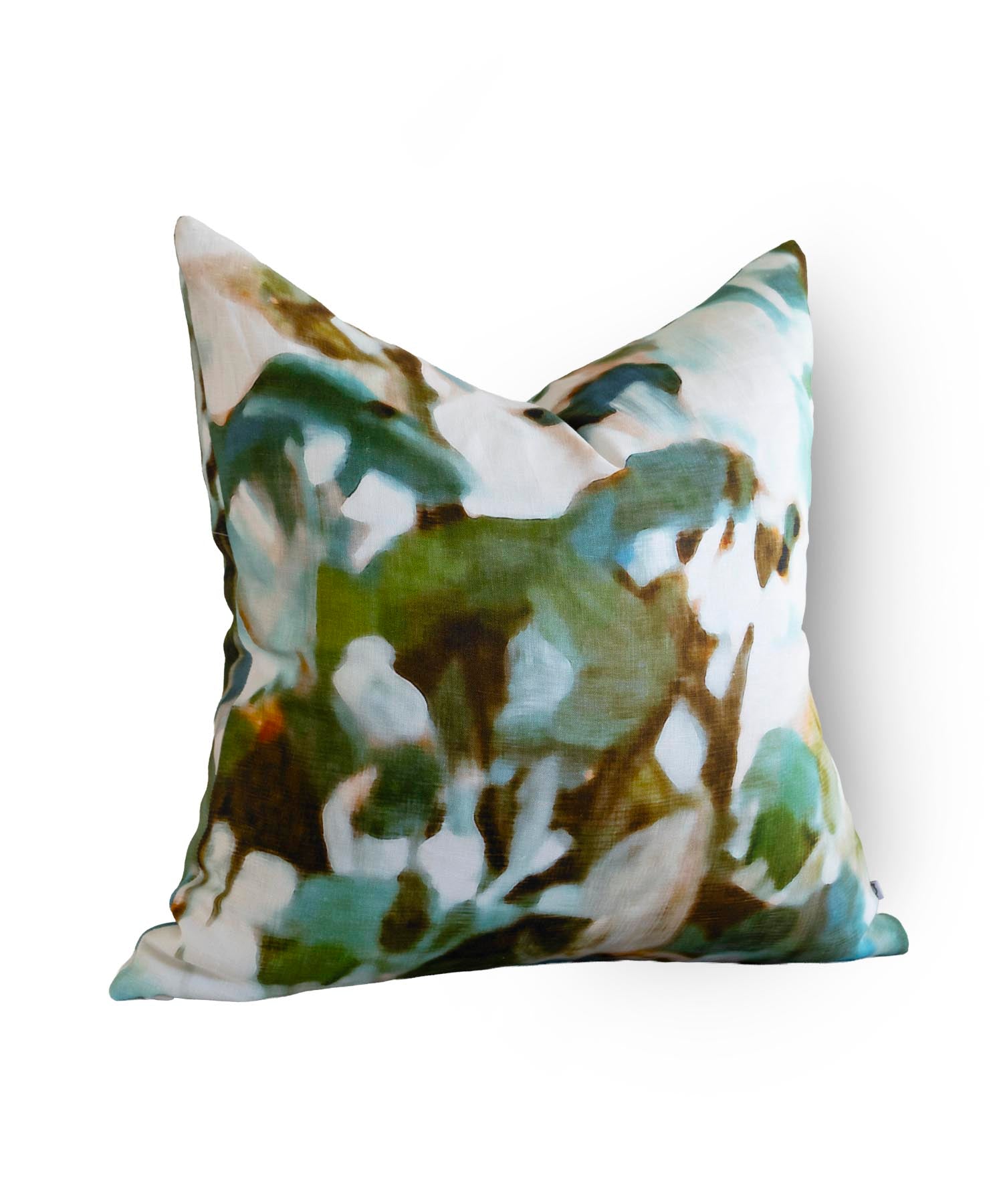 Arbre Aqua Linen Cushion Cover