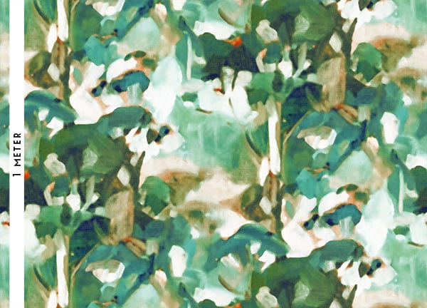 Arbre Teal Fabric Bowerbird Collections