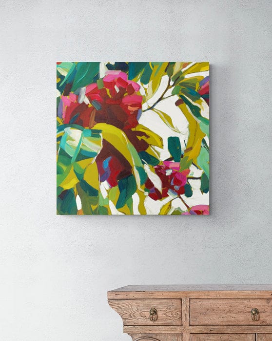 Bloom Fine Art Print on Canvas Square / 30 x 30cm / Roll Bowerbird Collections