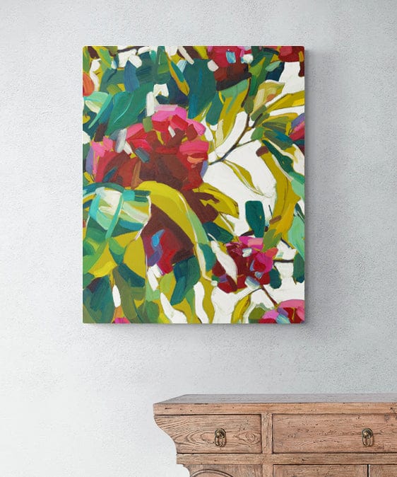 Bloom Fine Art Print on Canvas Rectangular / 37 x 30cm / Roll Bowerbird Collections
