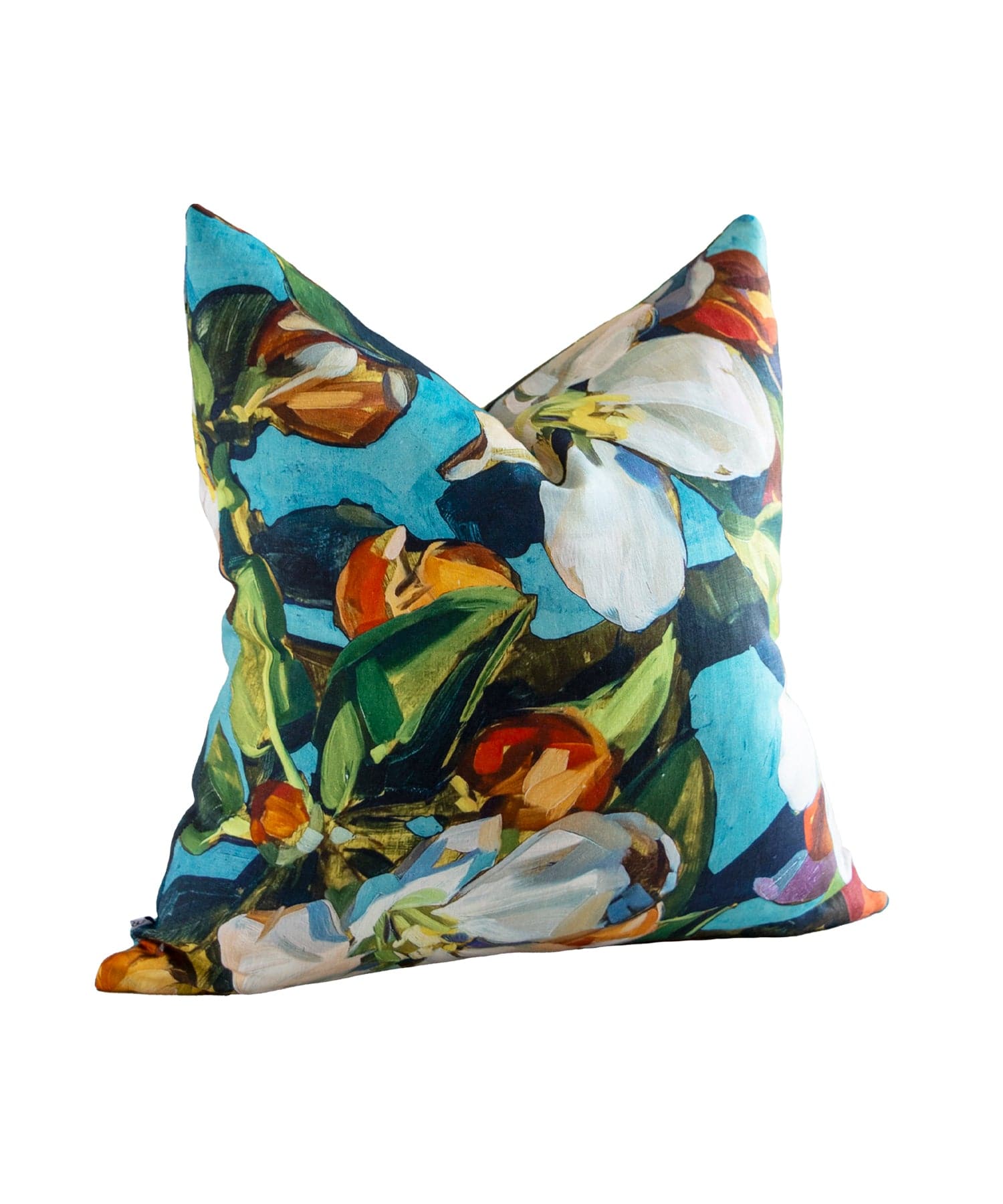 Blossom Aqua Cushion Cover Bowerbird Collections