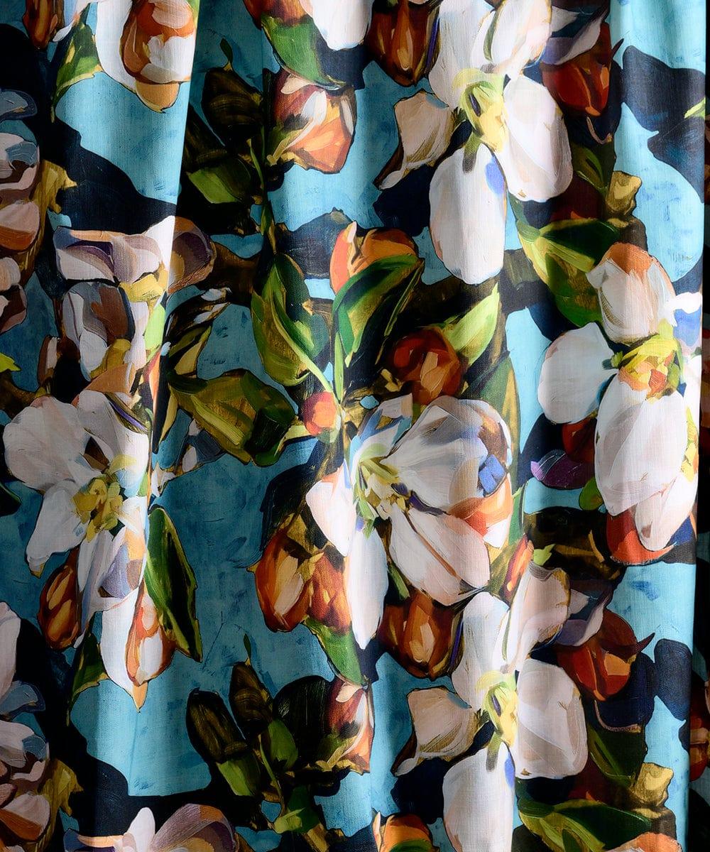 Blossom Aqua Fabric Bowerbird Collections
