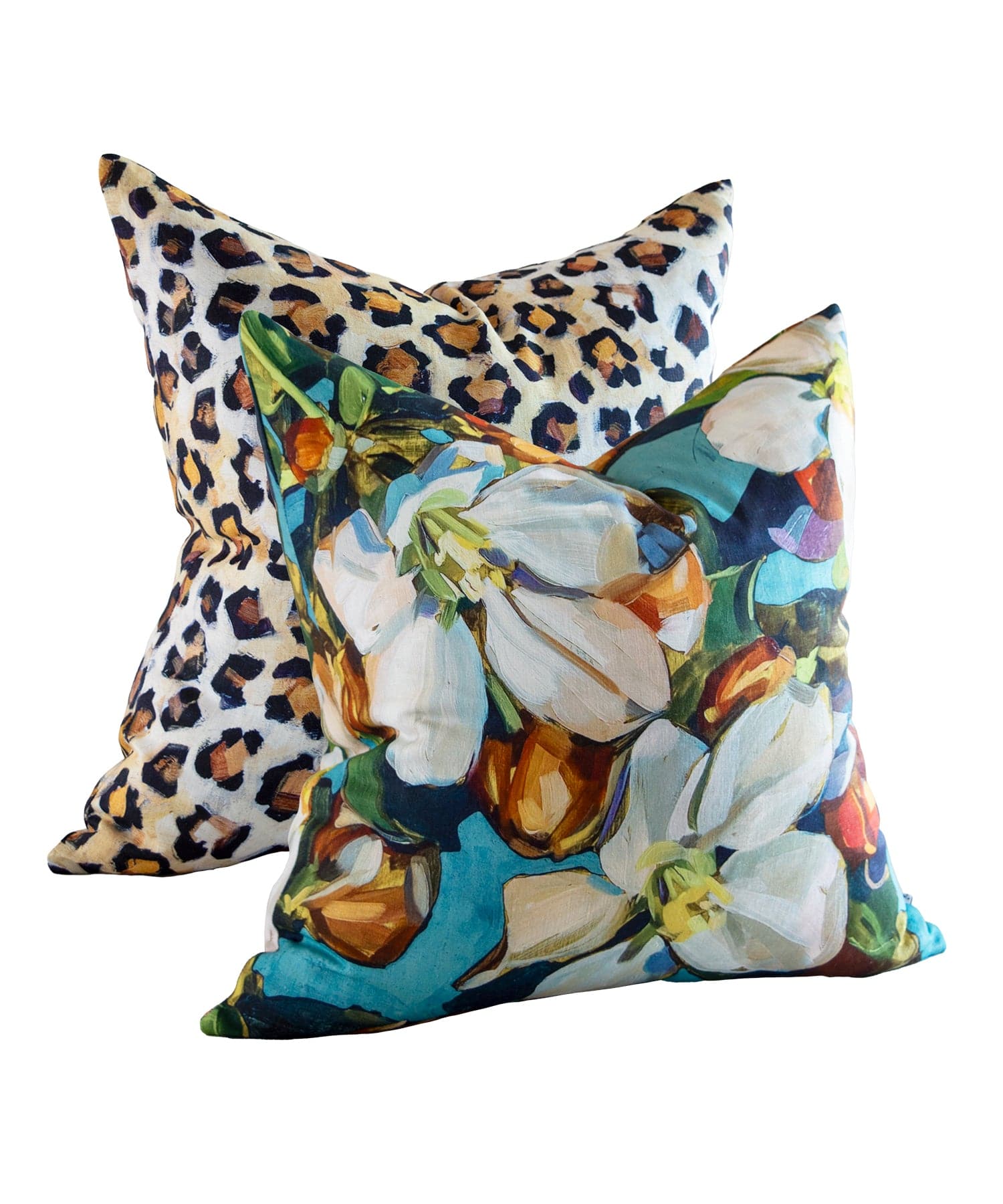 Blossom Aqua Cushion Cover Bowerbird Collections