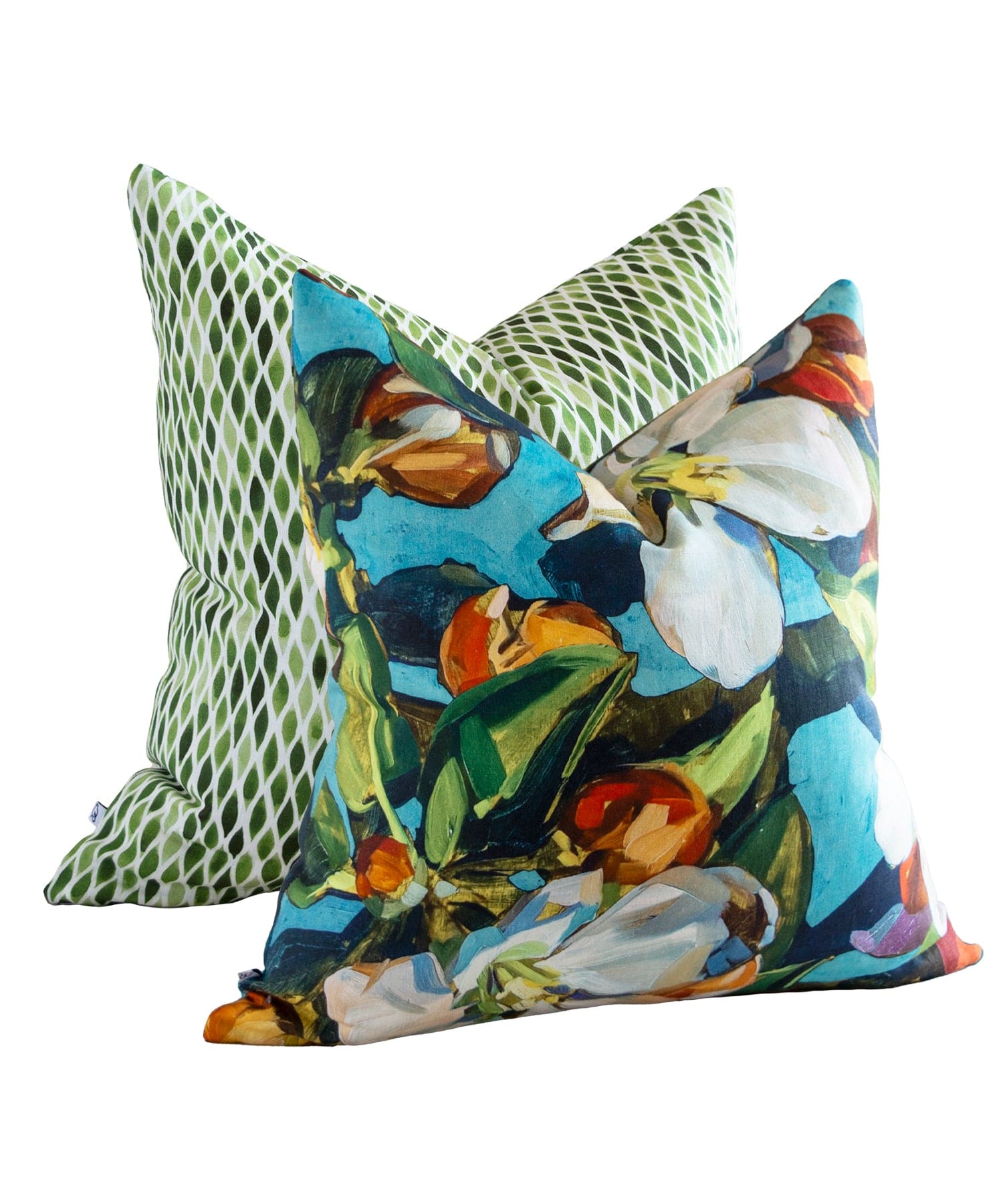 Blossom Aqua Cushion Cover Bowerbird Collections