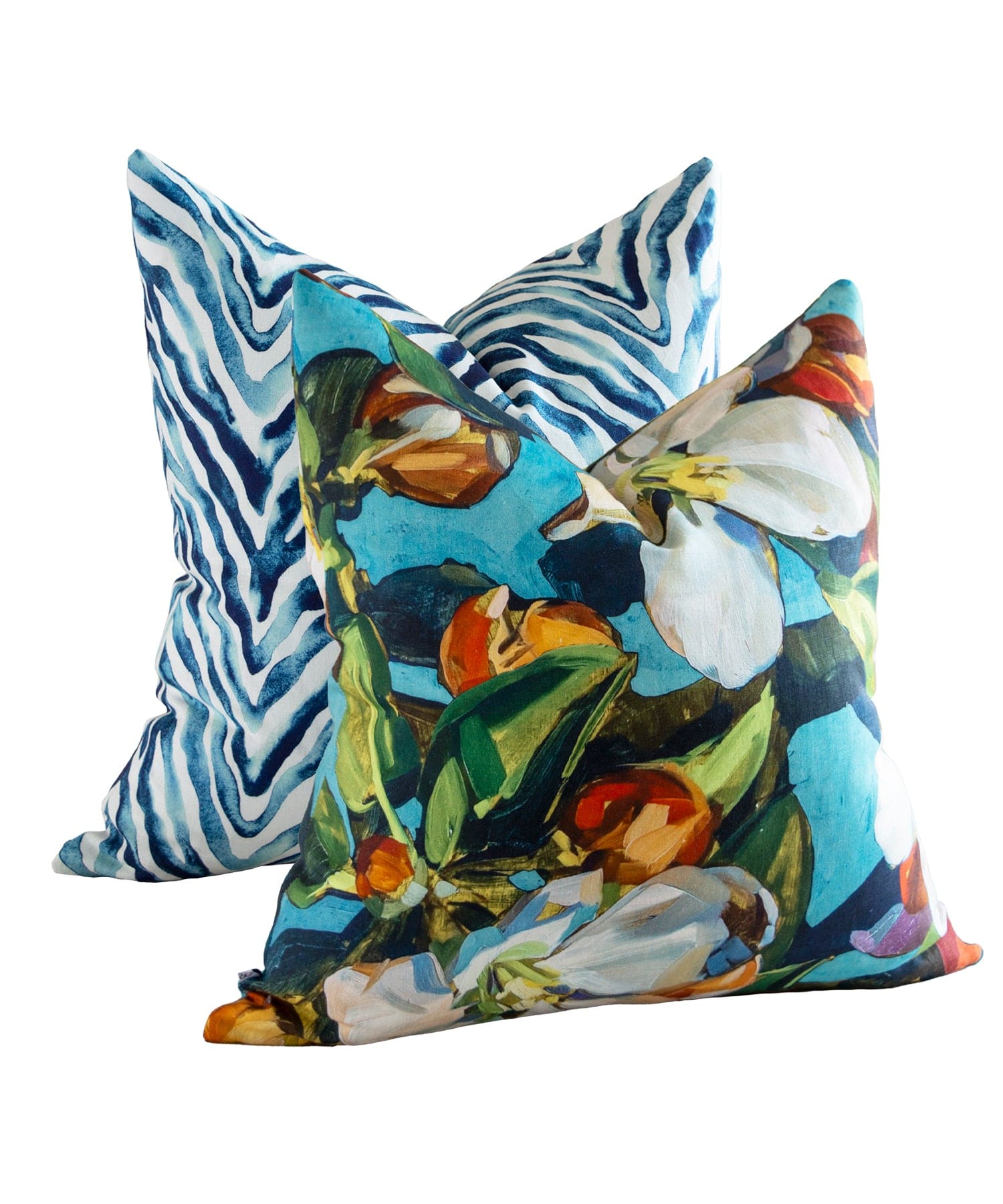 Blossom Aqua Cushion Cover Bowerbird Collections