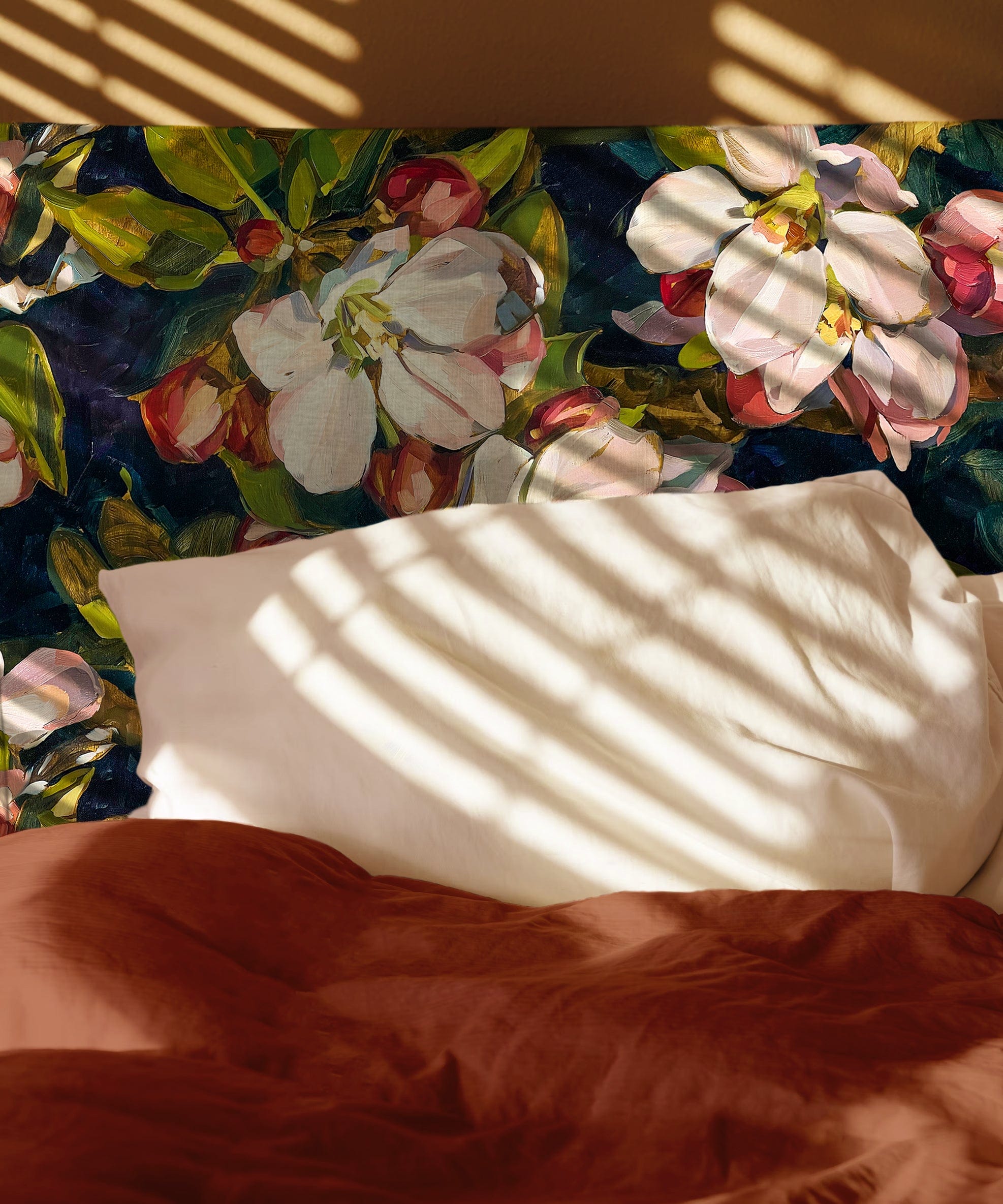 Blossom Navy Fabric Bowerbird Collections