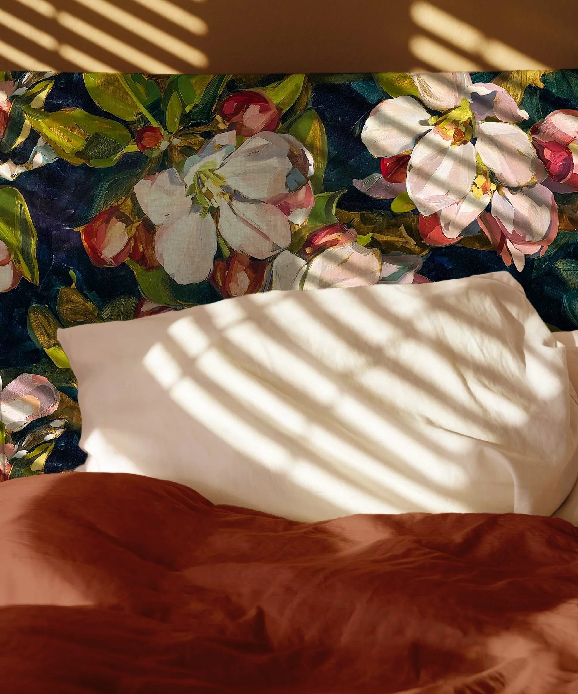 Blossom Navy Fabric Bowerbird Collections