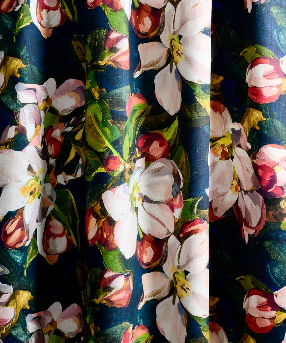 Blossom Navy Fabric Bowerbird Collections