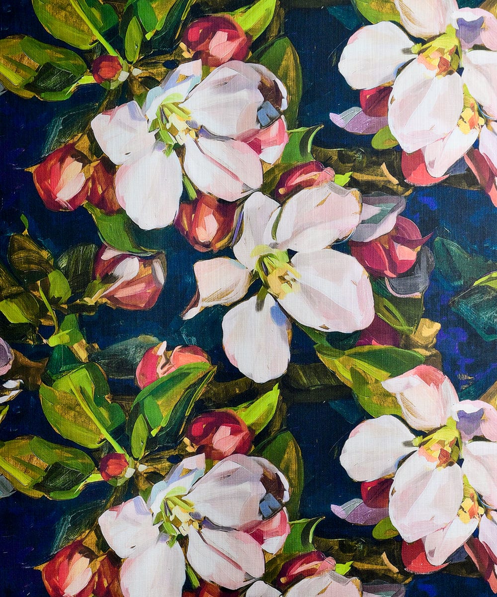 Blossom Navy Fabric Bowerbird Collections