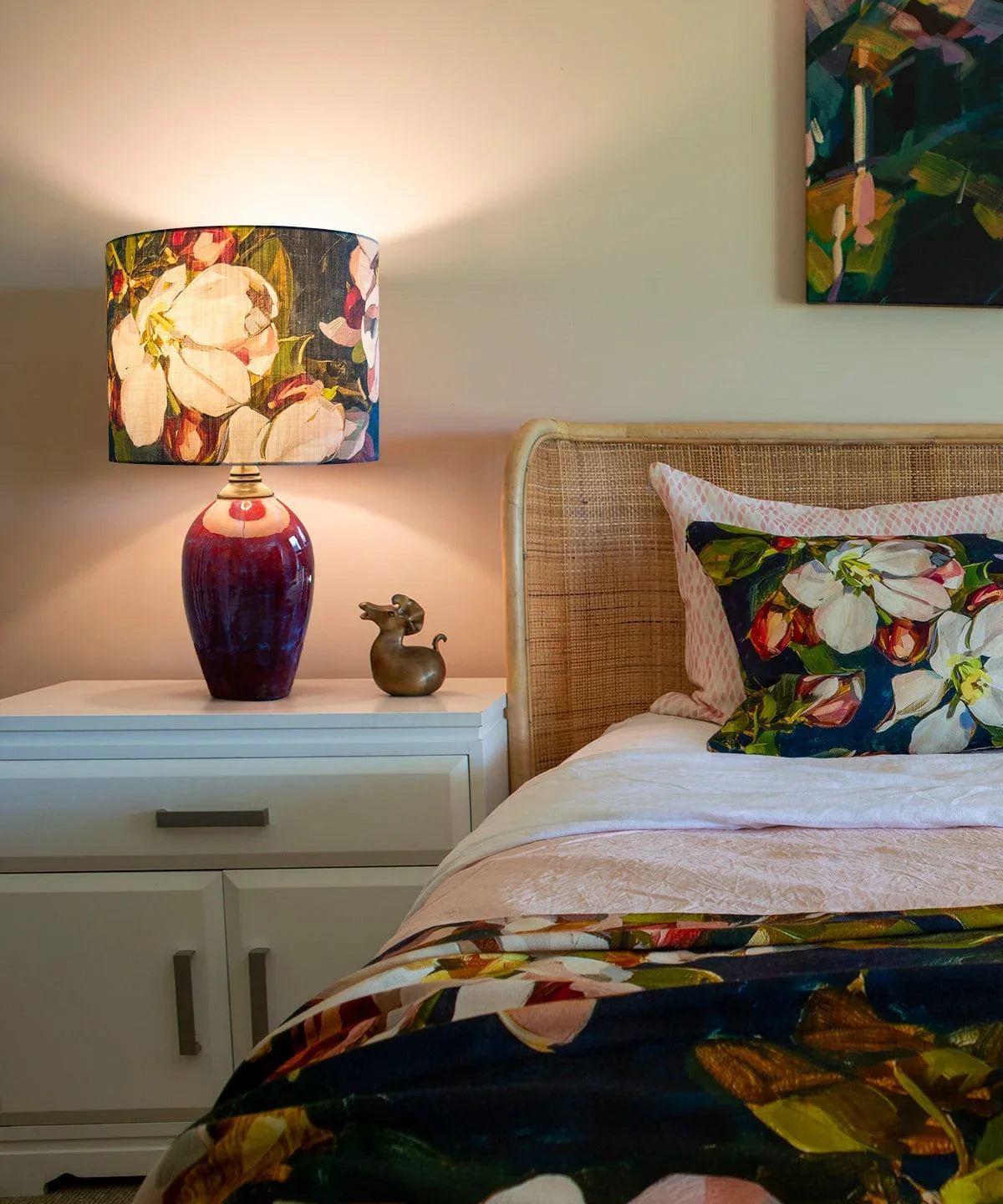 Blossom Navy Lampshade Bowerbird Collections