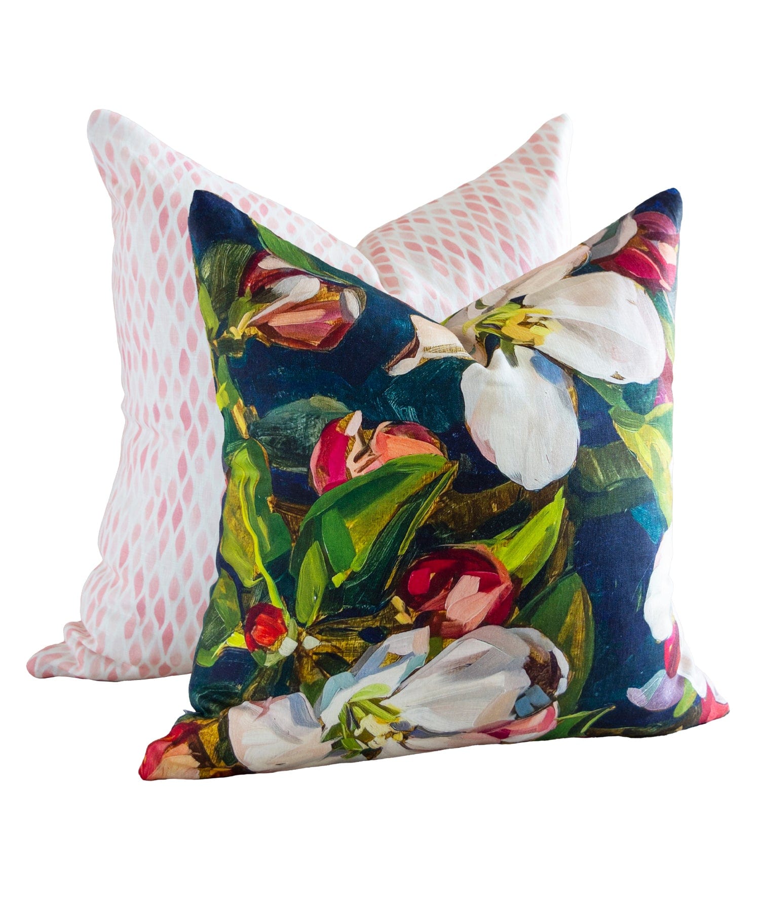 Blossom Navy Cushion Cover Bowerbird Collections