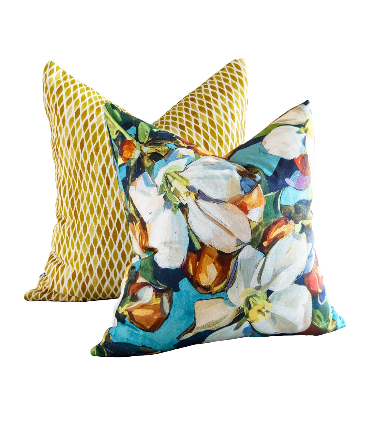 Blossom Aqua Fabric Bowerbird Collections