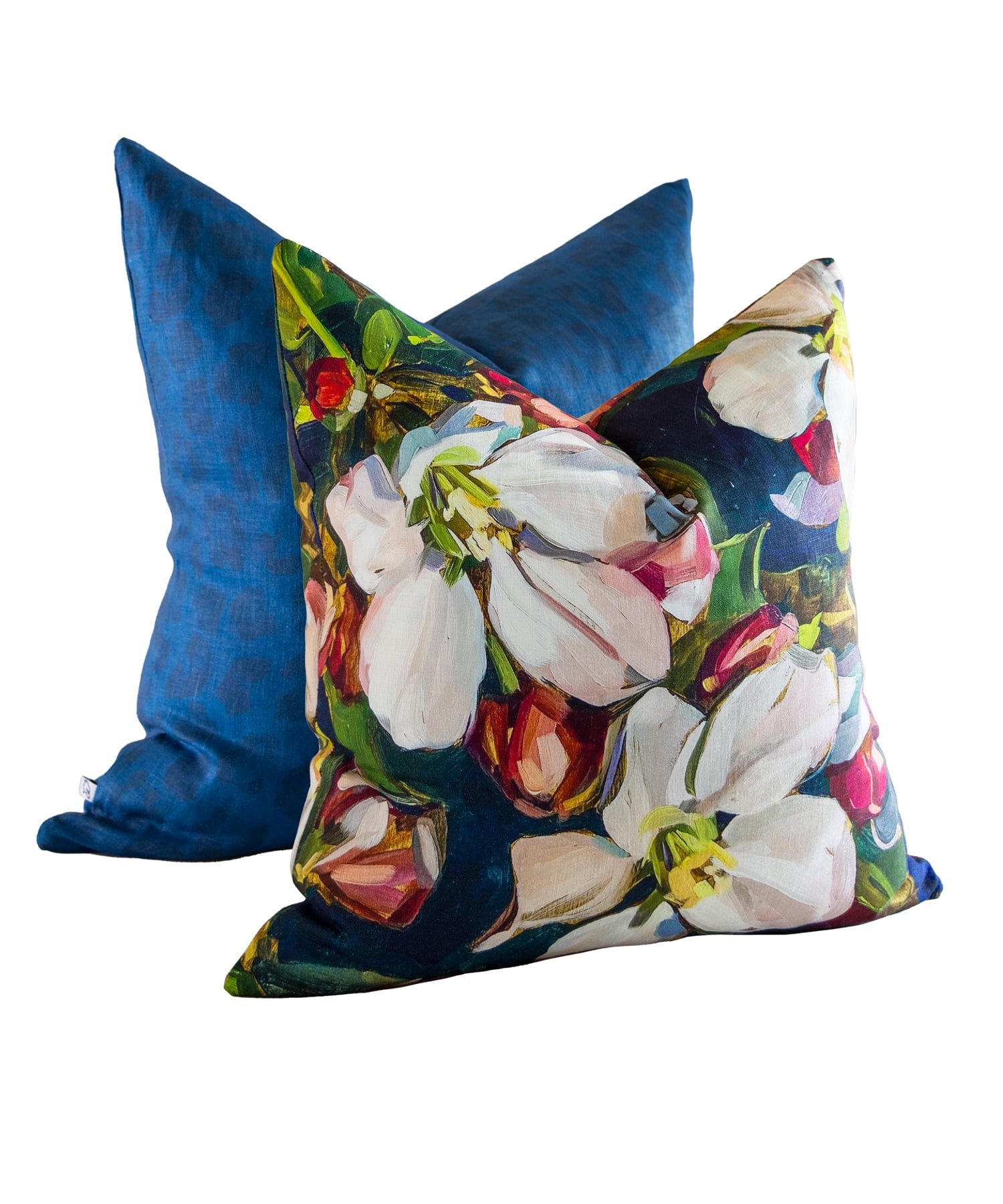 Blossom Navy Cushion Cover Bowerbird Collections