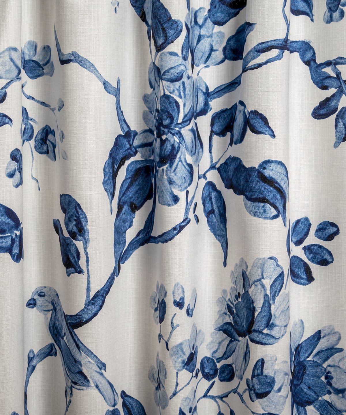 Chinoiserie Navy Fabric Bowerbird Collections
