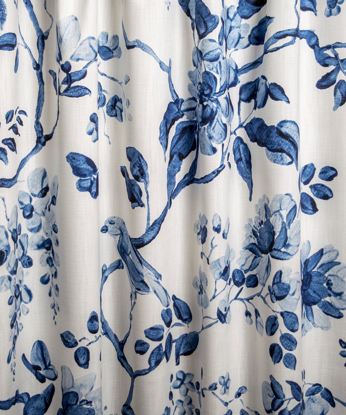 Chinoiserie Navy Fabric Bowerbird Collections