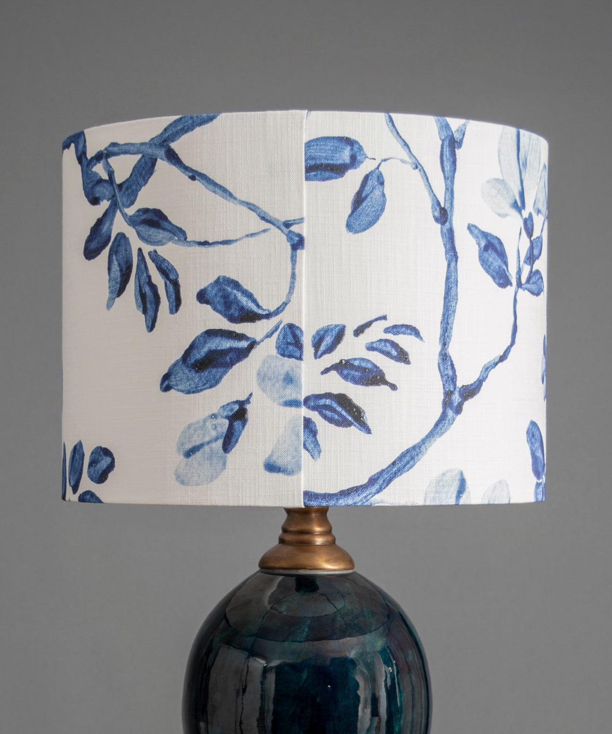 Chinoiserie Navy Lampshade Bowerbird Collections