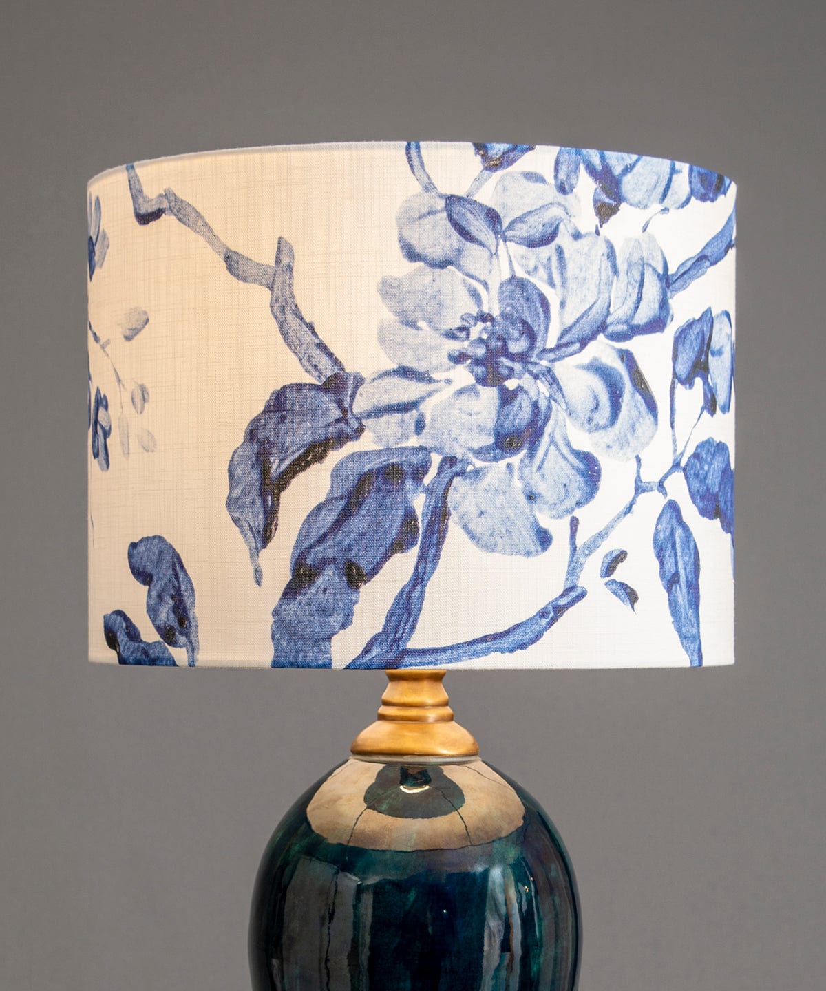 Chinoiserie Navy Lampshade Bowerbird Collections