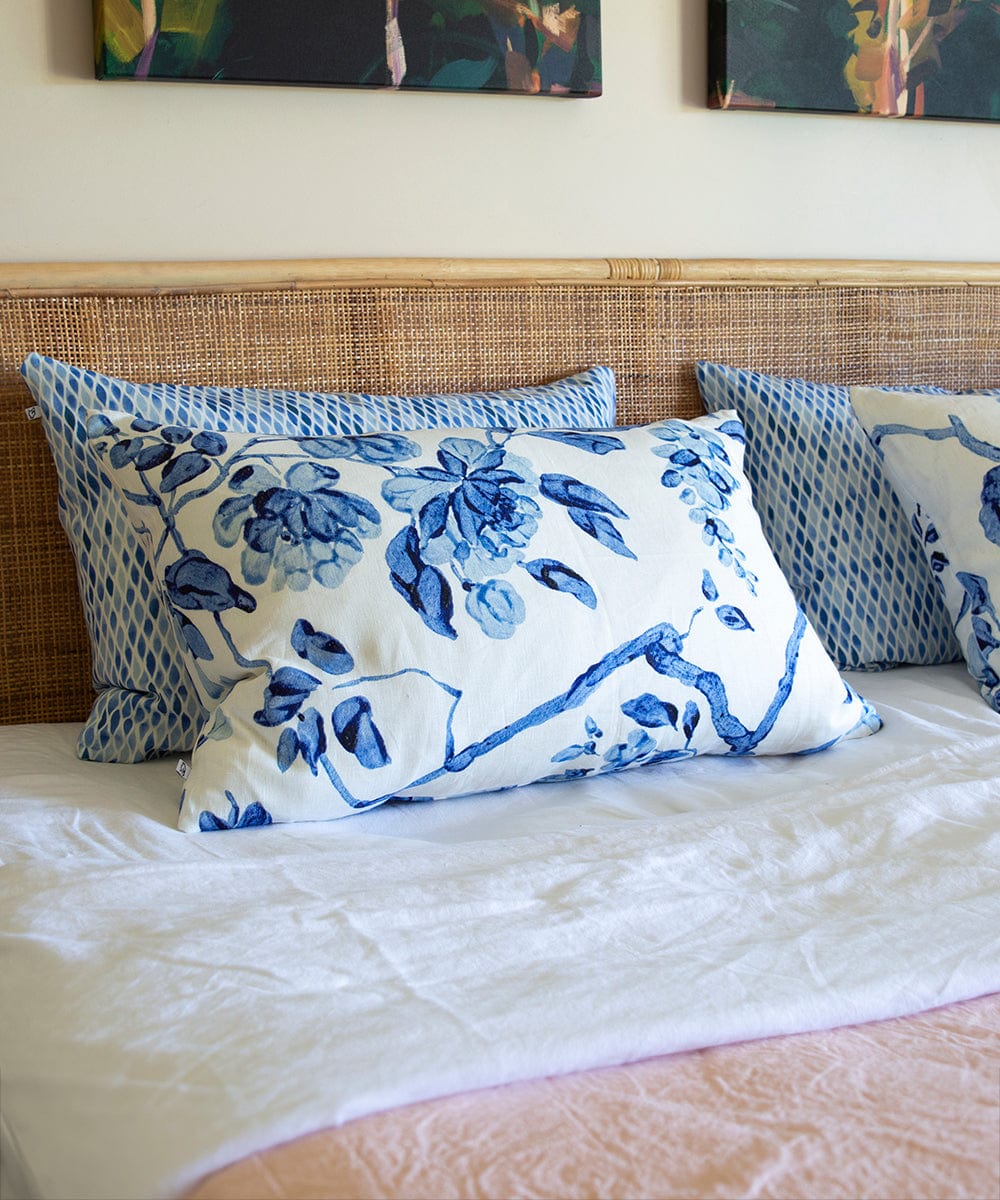 Chinoiserie Pale Blue Pillow Cover Bowerbird Collections