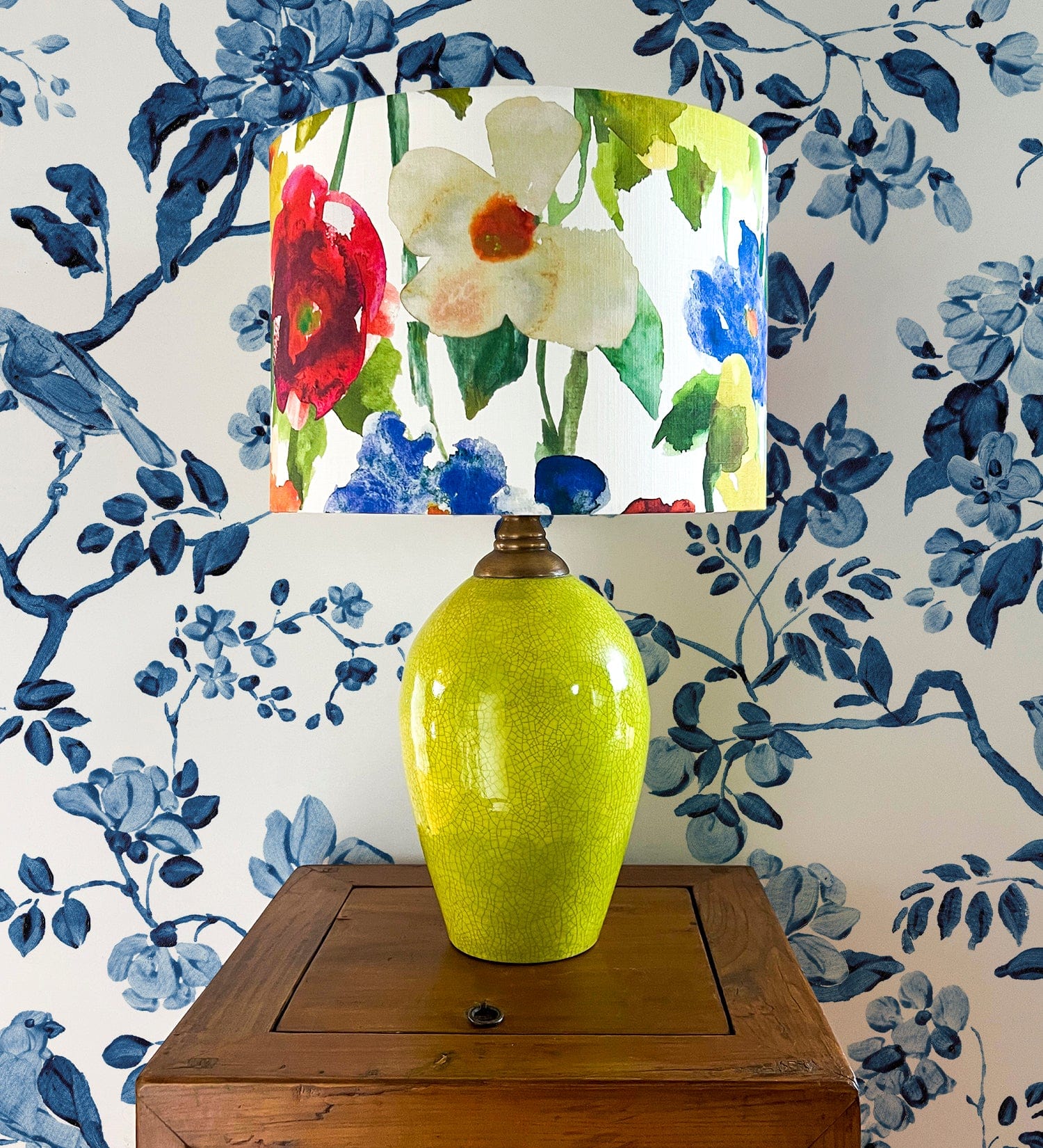 Lilain Pink Multi Lampshade – Fresh Colourful Lighting | Bowerbird Collections