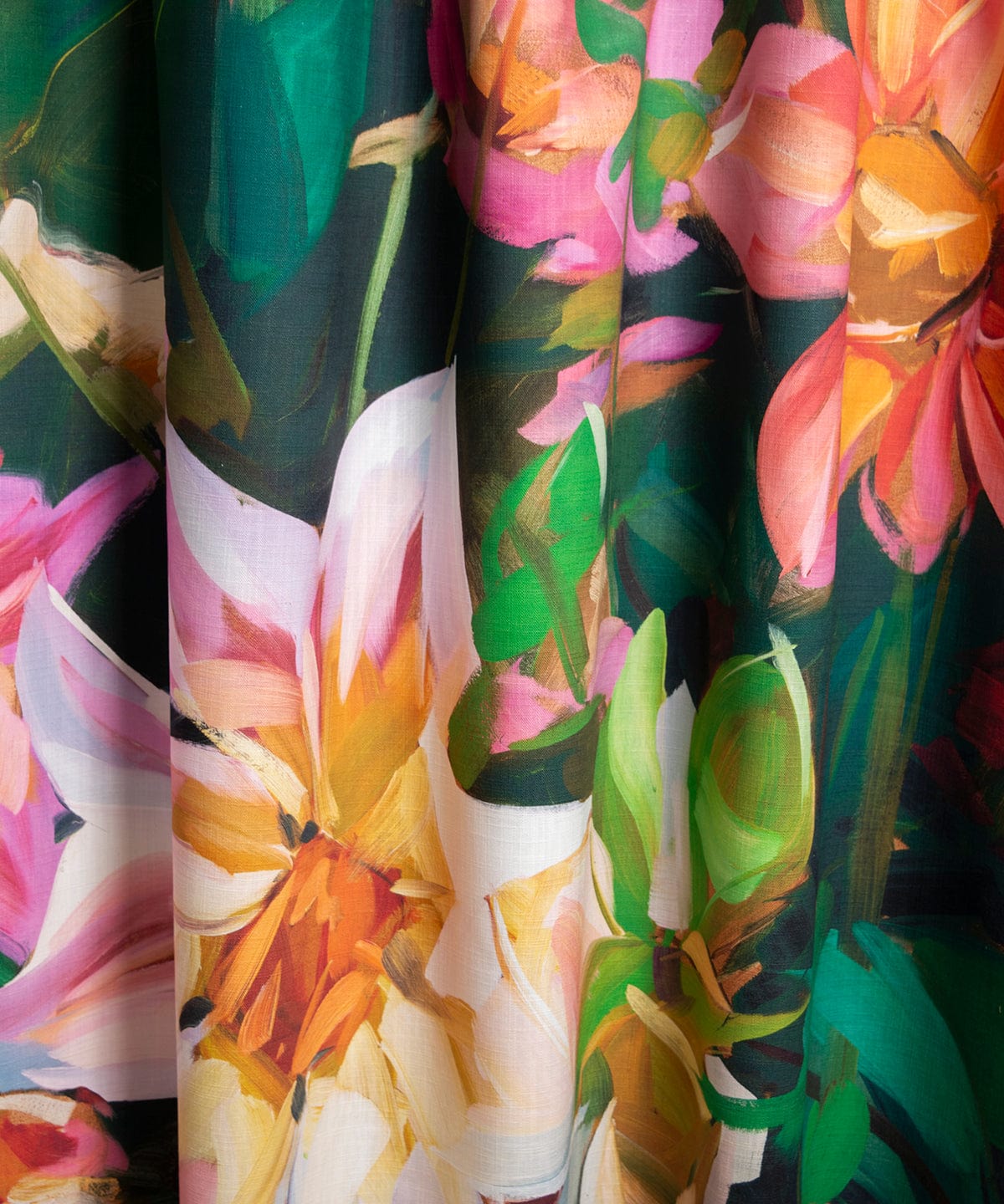 Dahlias Fabric Bowerbird Collections