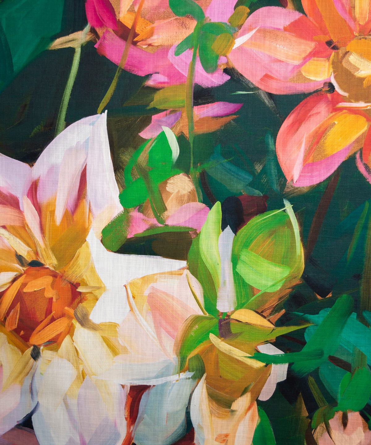 Dahlias Fabric Bowerbird Collections