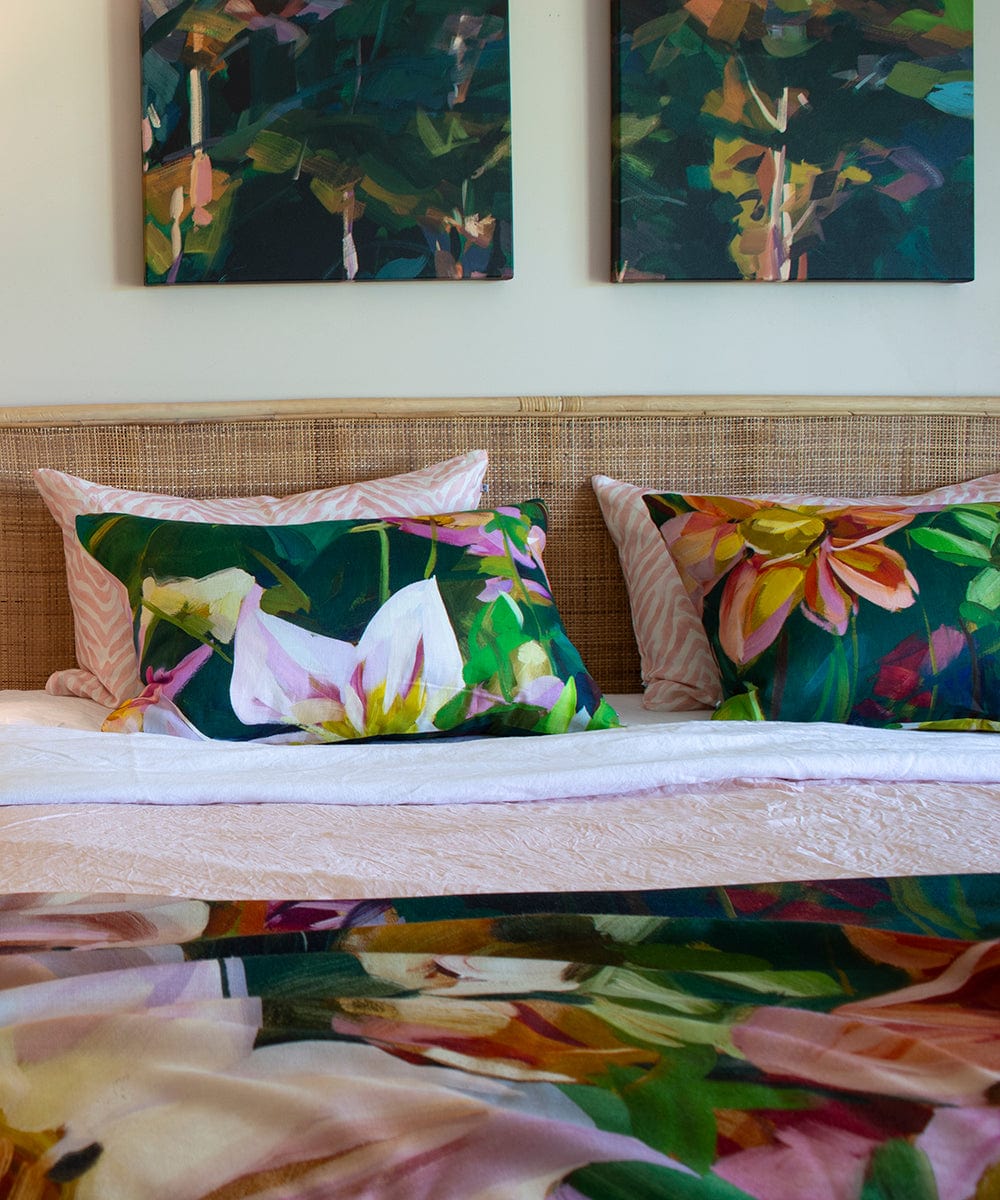 Dahlias Pillow Cover Bowerbird Collections