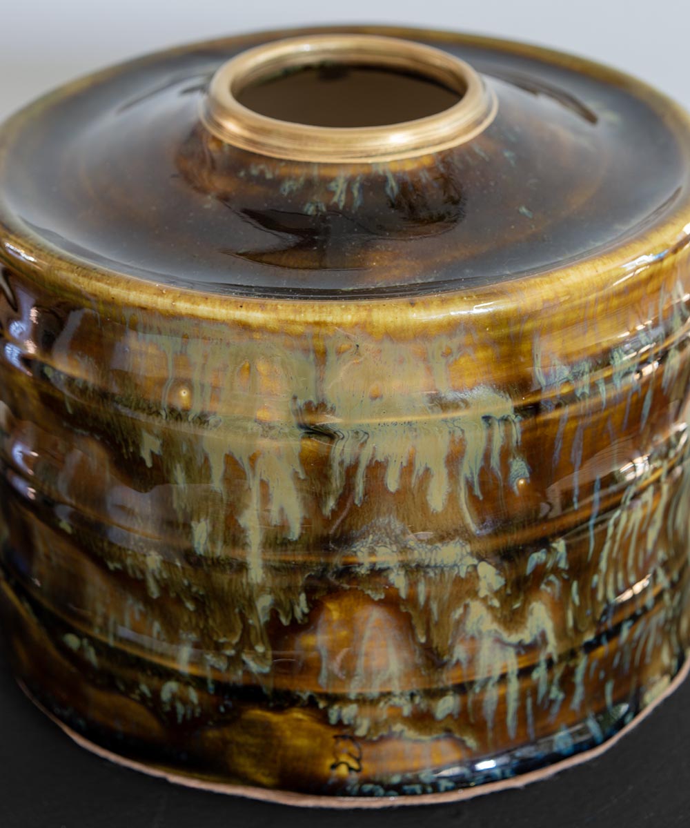 Desert Nights Ripple Handcrafted Ceramic Tissue Holder | Bowerbird Collections