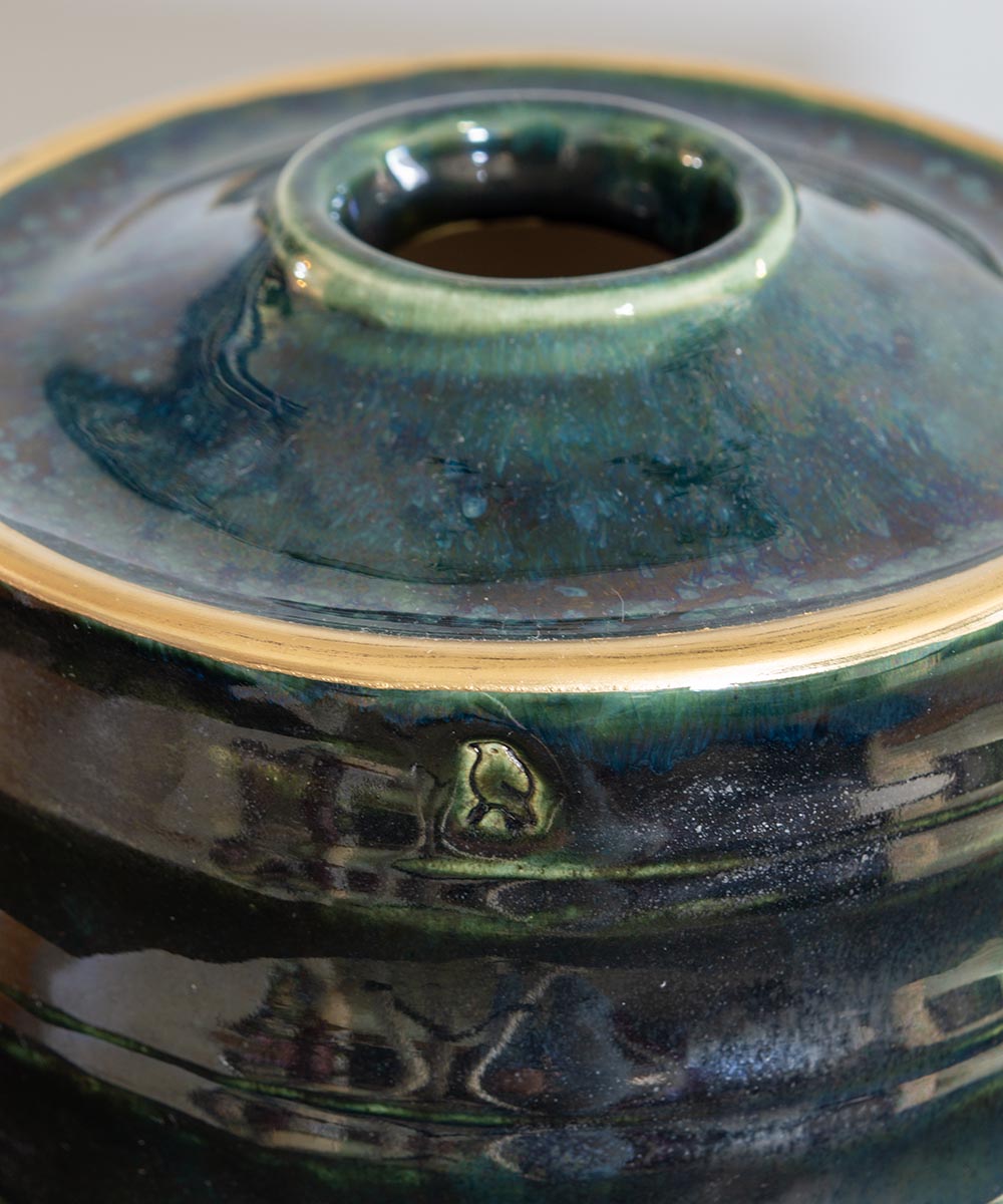 Firefly Ripple Handcrafted Ceramic Tissue Holder | Bowerbird Collections