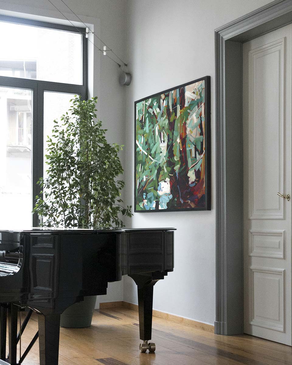 Grounded Fine Art Print on Canvas - Square - Tasmanian Forest Wall Art | Bowerbird Collections