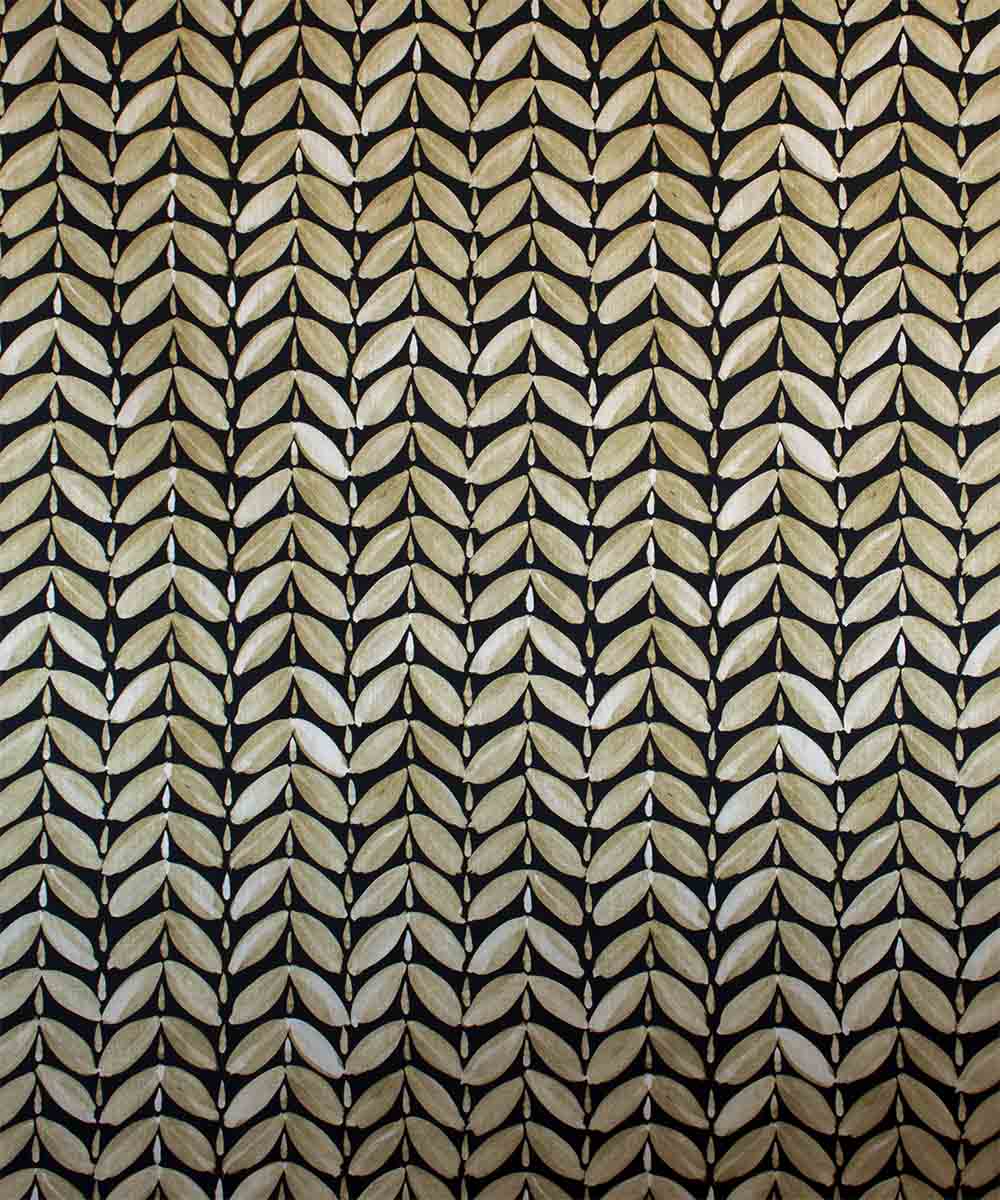 Leaf Fabric – Soft Geometric Pattern Linen | Bowerbird Collections