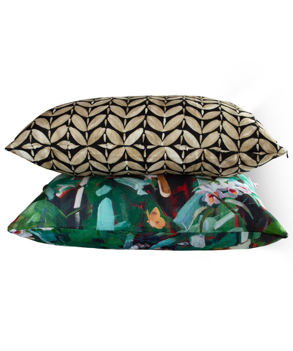 Jungle Leopard Pillow Cover 100% Linen | Bowerbird Collections