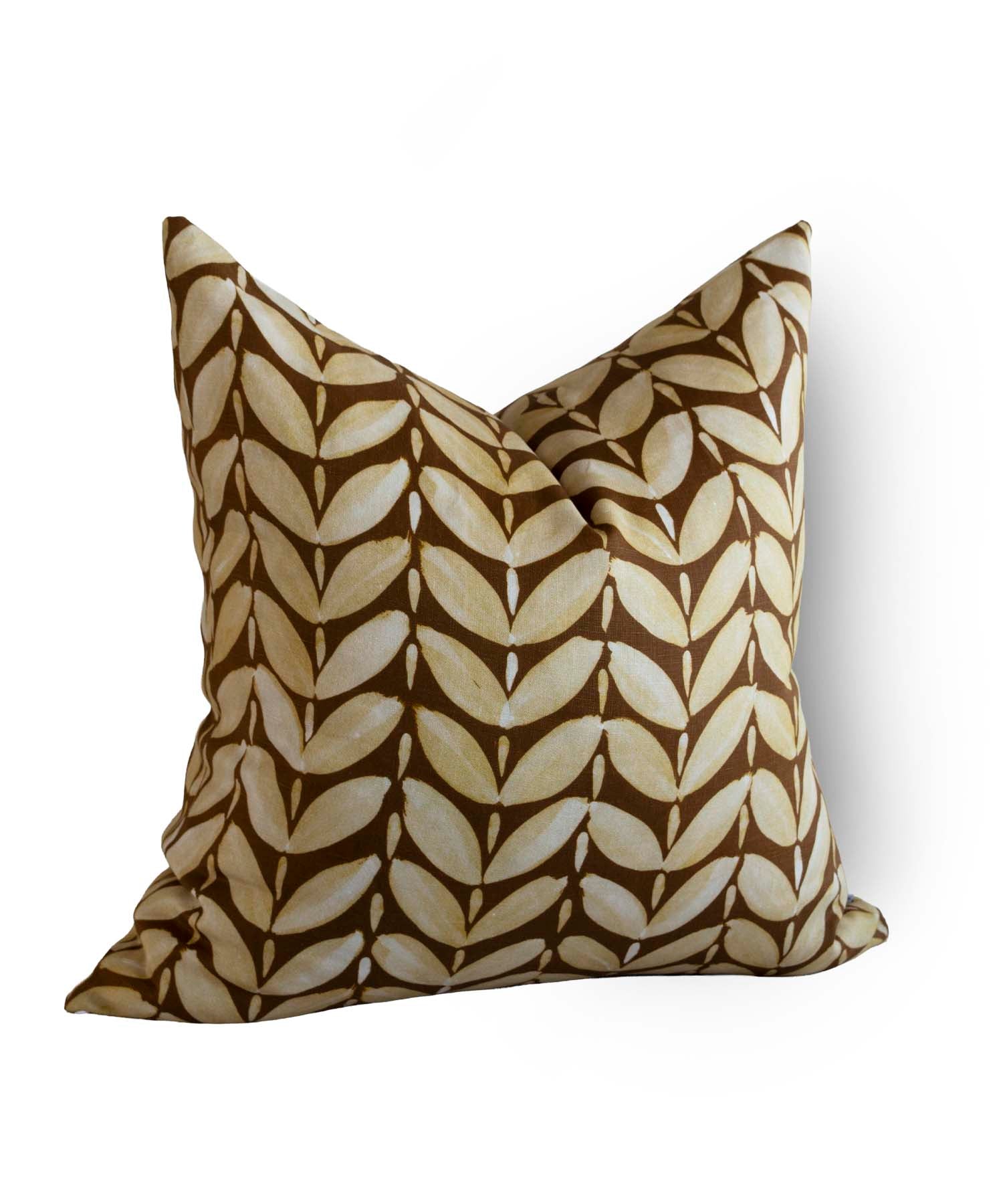 Leaf Linen Cushion Cover