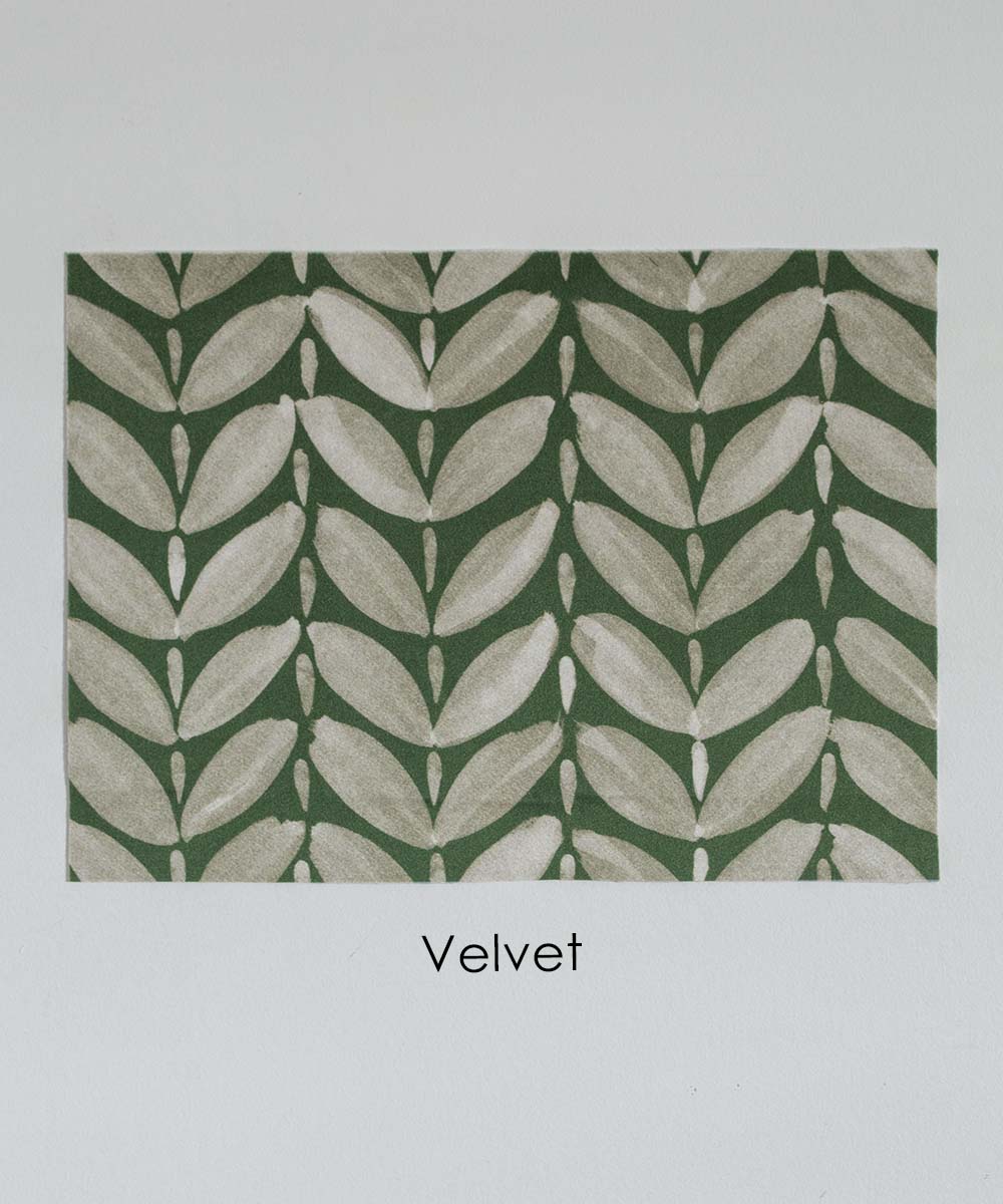 Leaf Fabric – Geometric Pattern Linen | Bowerbird Collections