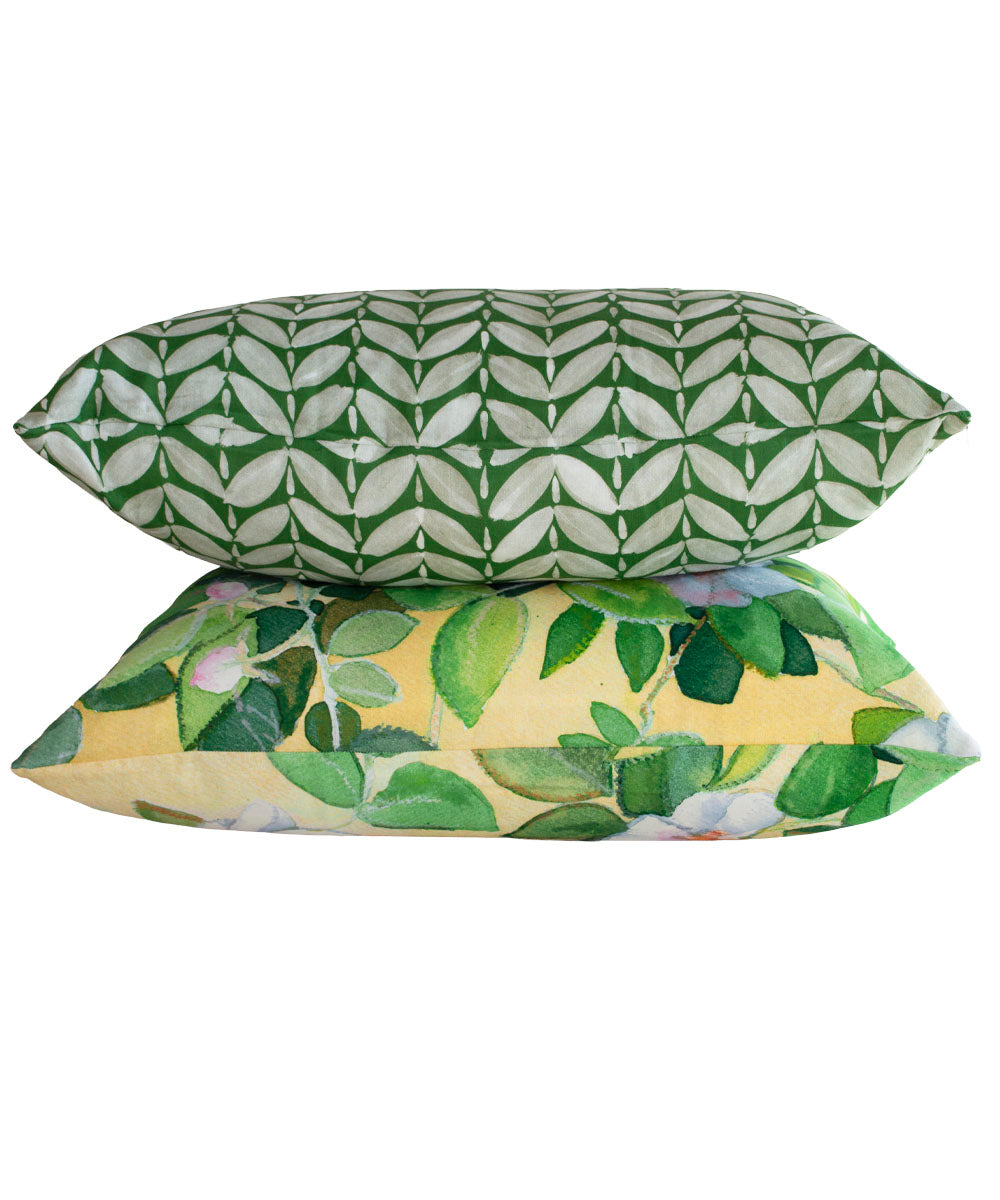 Leaf Pillow Cover 100% Linen | Bowerbird Collections