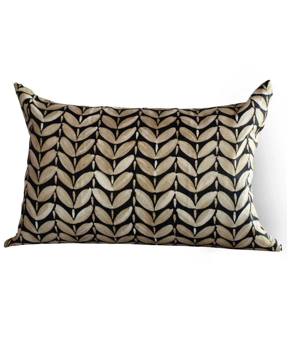 Leaf Pillow Cover 100% Linen | Bowerbird Collections