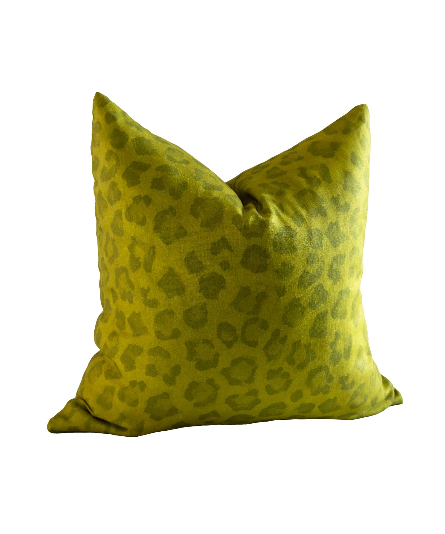 Leopard Spot Cushion Cover Chartreuse Bowerbird Collections
