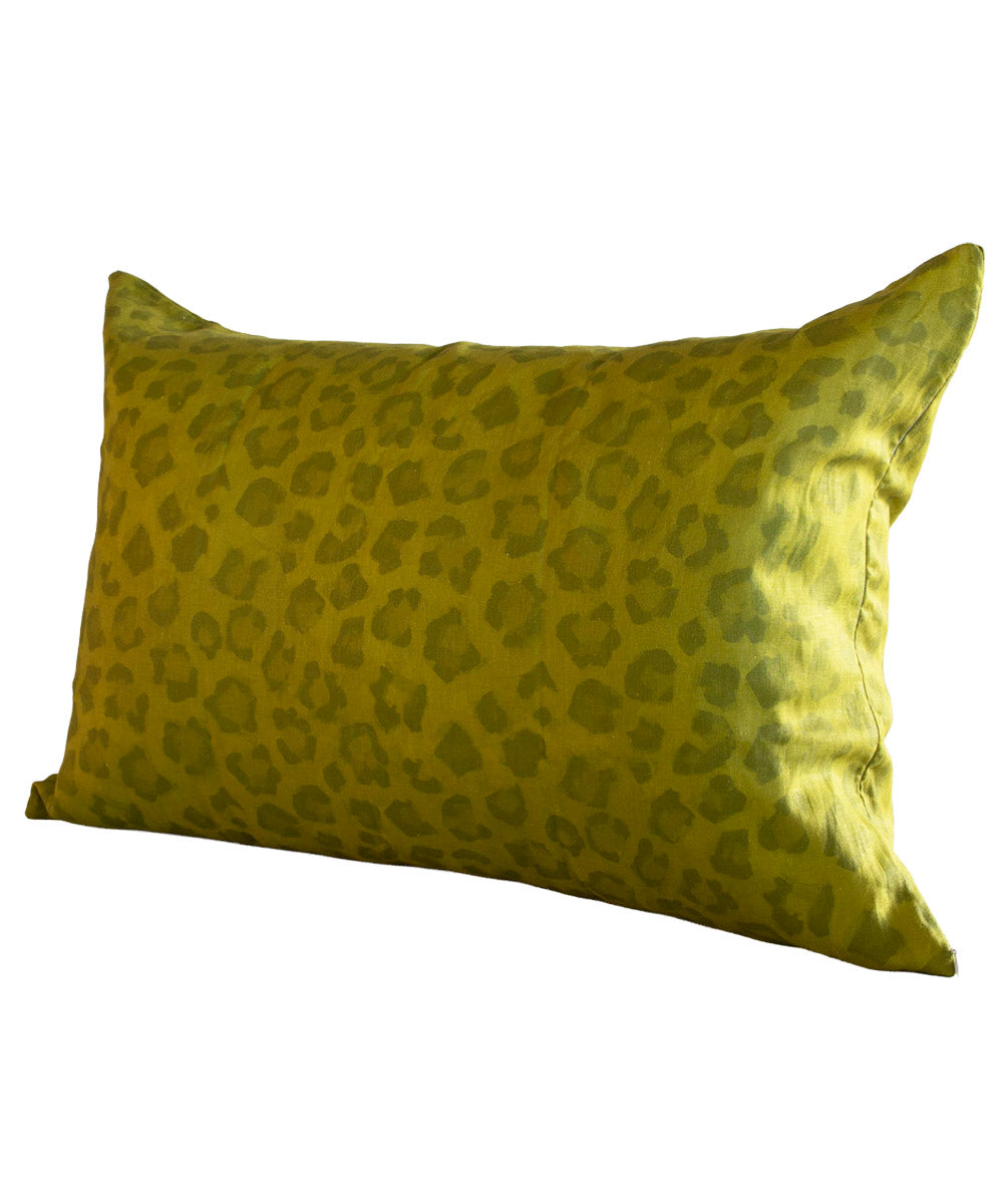 Leopard Spot Pillow Cover 100% Linen | Bowerbird Collections