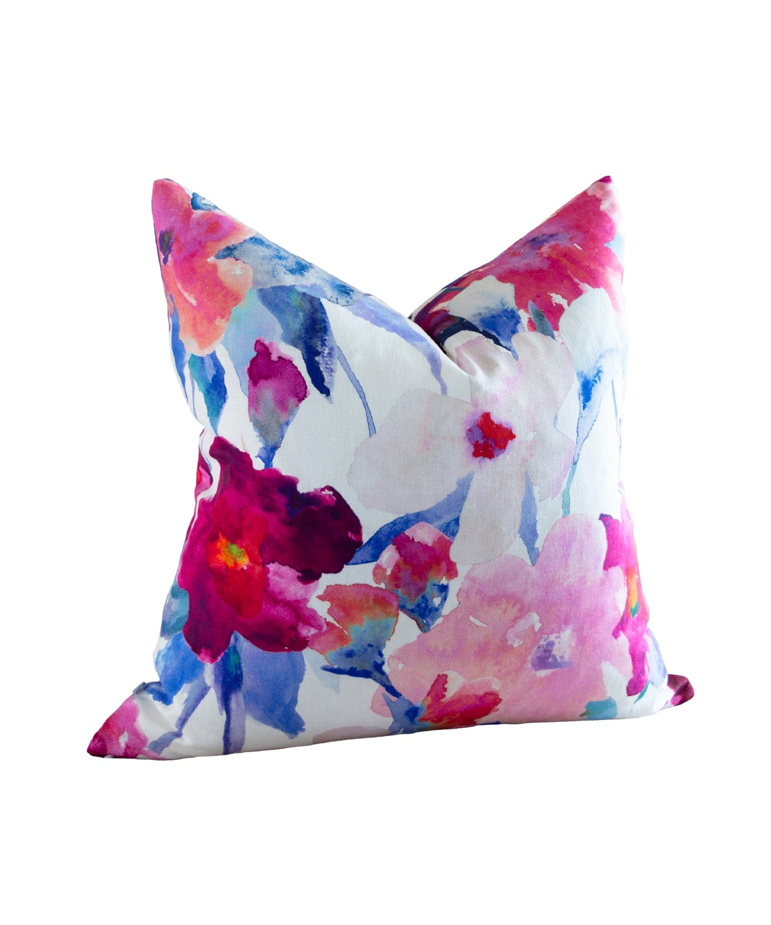 Lilain Pink and Blue Cushion Cover Bowerbird Collections