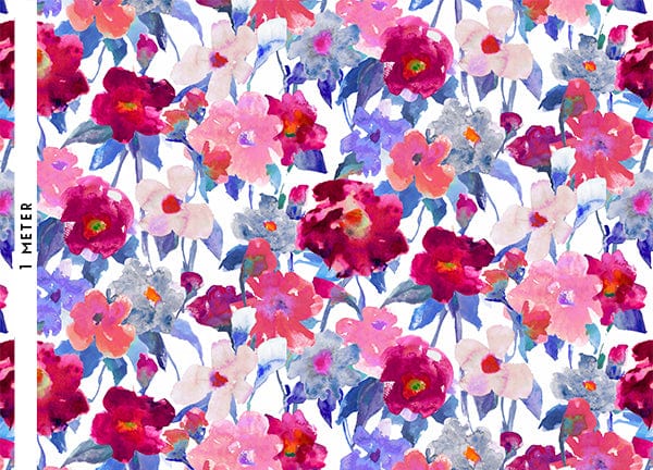 Lilain Pink and Blue Fabric Bowerbird Collections