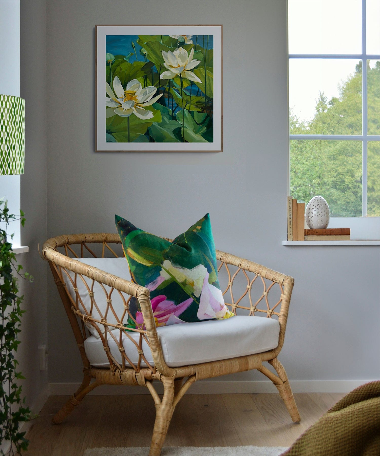 Dahlias Cushion Cover Bowerbird Collections