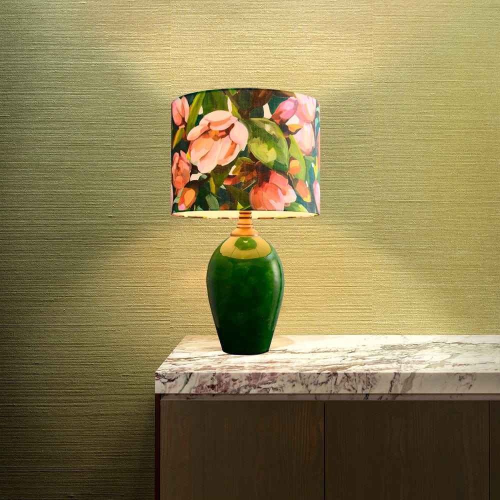 Magnolia Orange and Green Fabric Bowerbird Collections