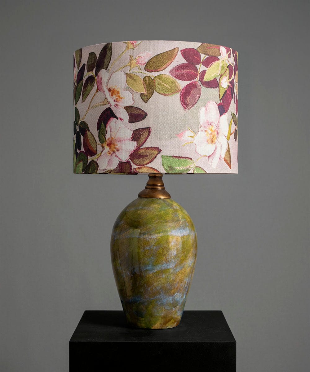 Rose Autumn Fabric – Floral Linen by the Metre | Bowerbird Collections