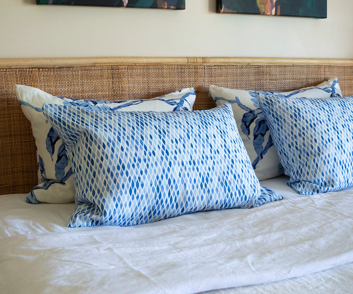 Pennello Pillow Cover Pale Blue Bowerbird Collections