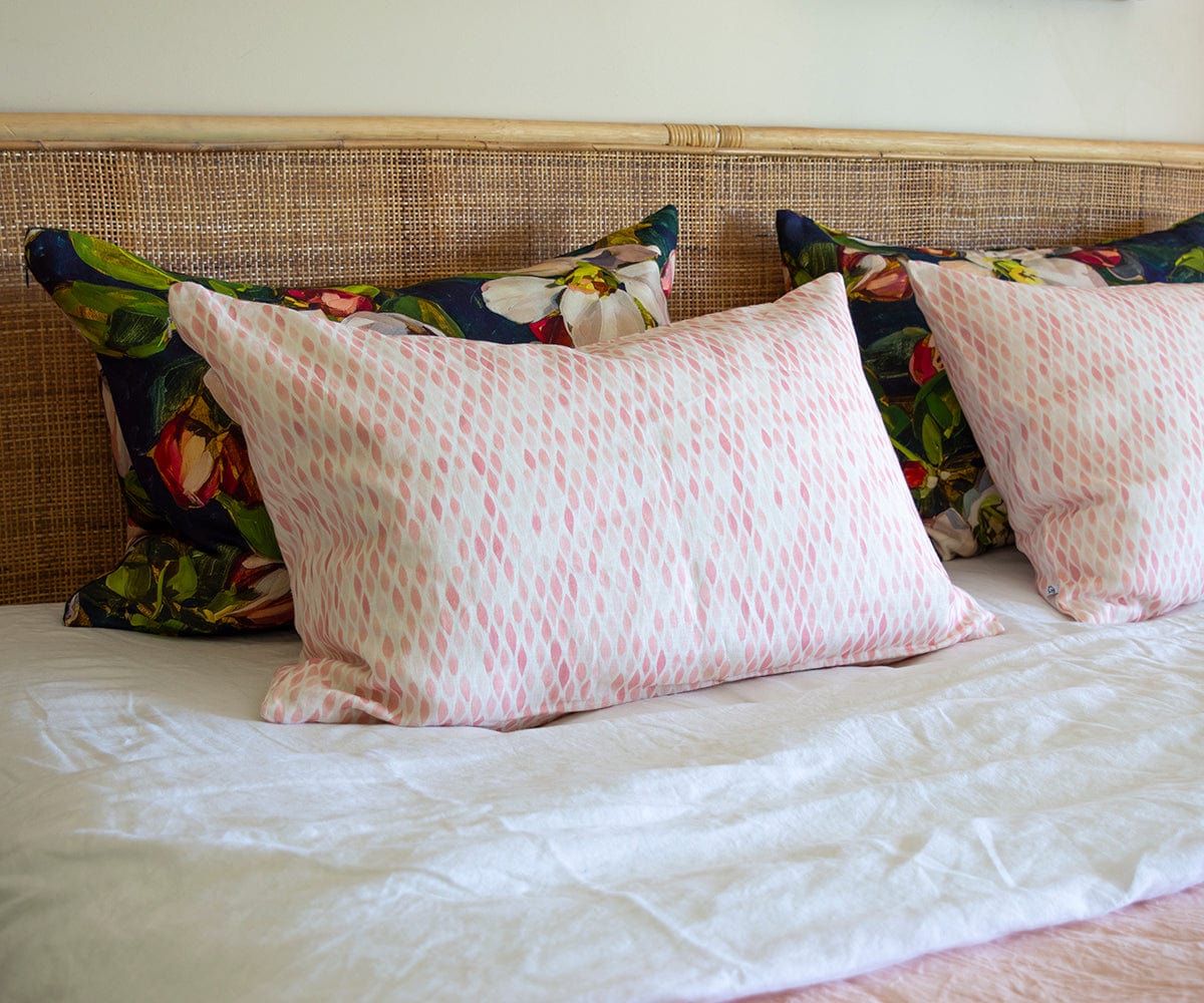 Pennello Pillow Cover Pale Pink Bowerbird Collections