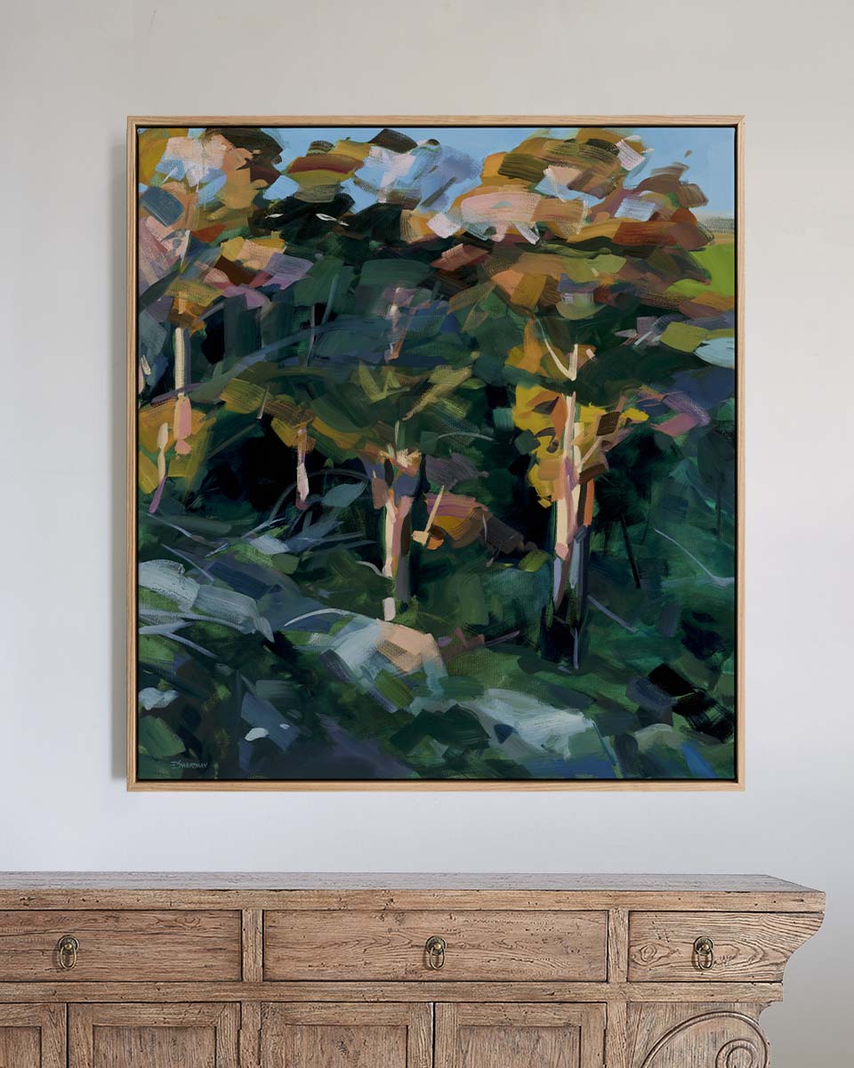 Perspective Fine Art Print on Canvas – Abstract Landscape Wall Art | Bowerbird Collections