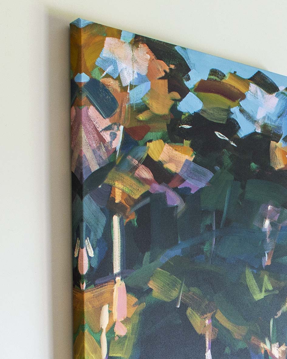 Perspective Fine Art Print on Canvas – Abstract Landscape Wall Art | Bowerbird Collections